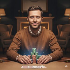 Balanced mind at the poker table